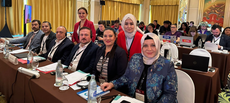AY, ITUC-AP 5. KONGRESİNDE KONUŞTU