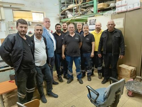 BİRDOĞAN, BOSSA İŞÇİLERİYLE BULUŞTU