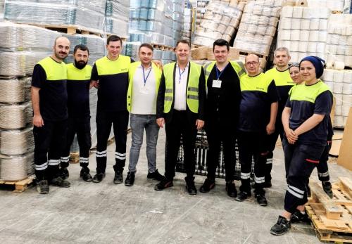 CEYLAN, BALTA İŞÇİLERİNİ ZİYARET ETTİ