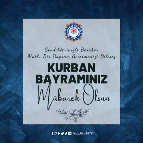 KURBAN BAYRAMIMIZ MÜBAREK OLSUN
