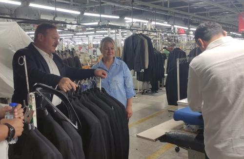 KARABÜK GÜRMEN GİYİM ÇALIŞANLARINA ZİYARET