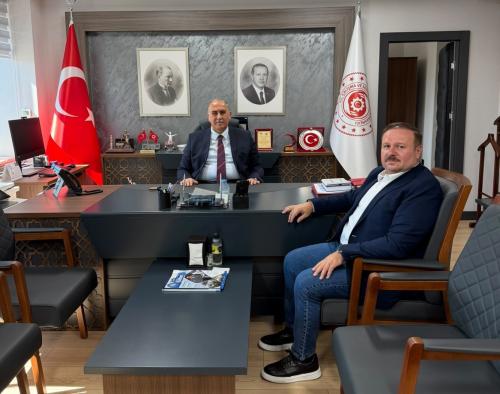 GENEL BAŞKANIMIZ RAFİ AY’DAN REHBERLİK VE TEFTİŞ BAŞKANI V. EROL GÜNER’E ZİYARET